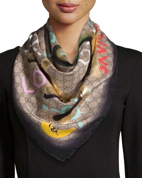 foulard gucci online|gucci scarves for women.